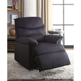 ACME Arcadia Recliner, Black Fabric