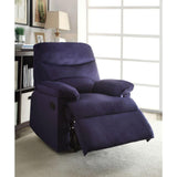 ACME Arcadia Recliner, Blue Fabric