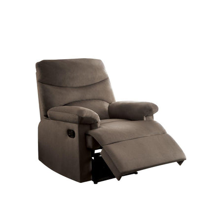 ACME Arcadia Recliner, Light Brown Fabric