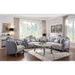 ACME Ariadne Sofa w/5 Pillows, Fabric & Platinum