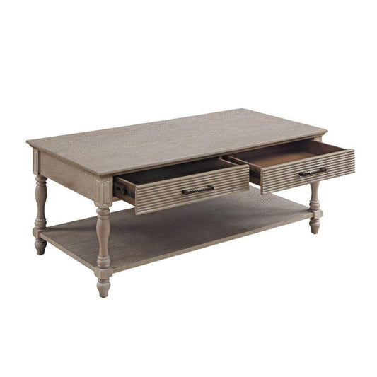 ACME Ariolo Coffee Table, Antique White