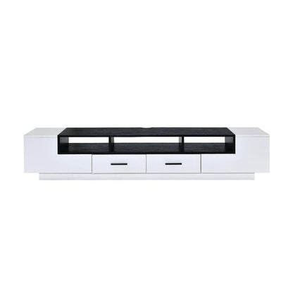 ACME Armour TV Stand, White & Black