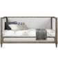 ACME Artesia Daybed, Tan Fabric & Salvaged Natural Finish