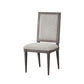 ACME Artesia Side Chair (Set-2), Fabric & Salvaged Natural