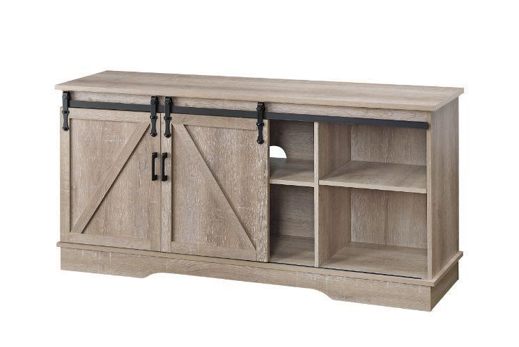Bennet TV Stand, Oak Finish