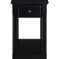Bertie Accent Table, Black Finish