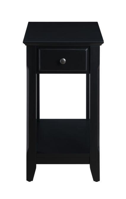 Bertie Accent Table, Black Finish