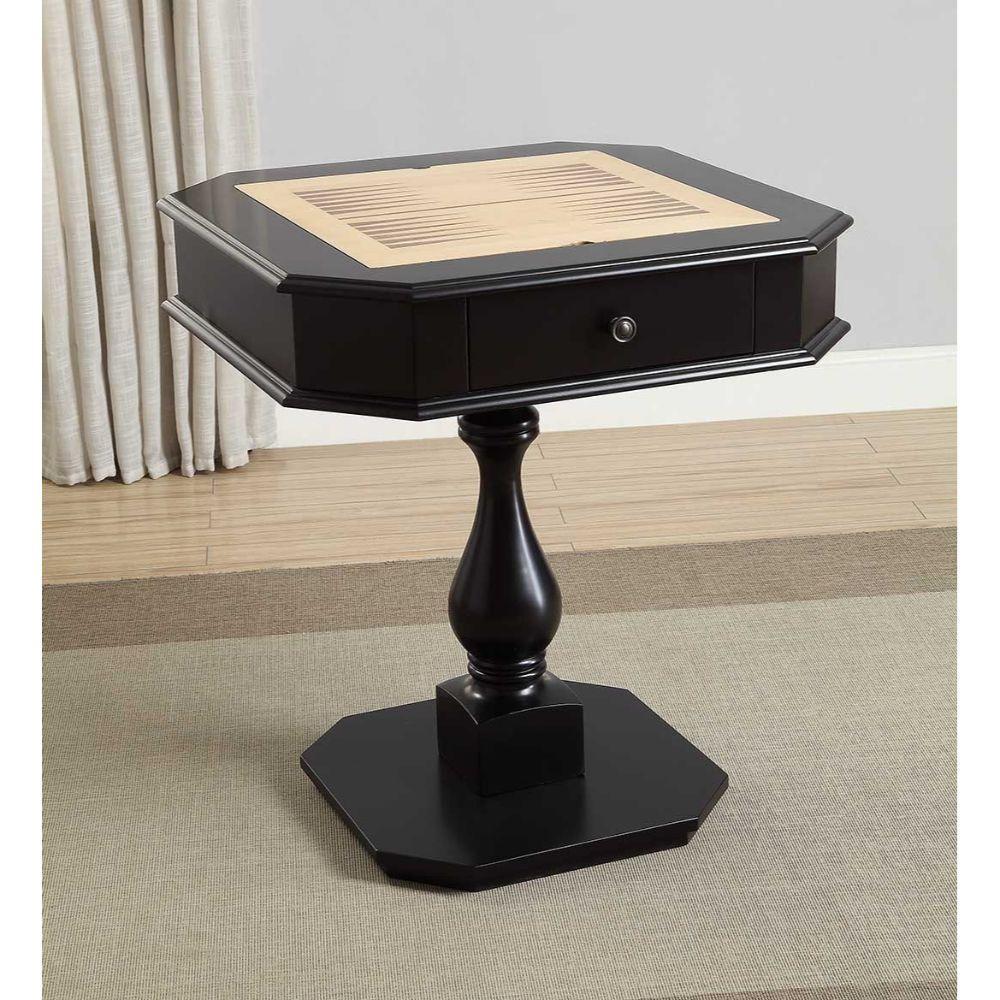 Bishop Game Table, Black