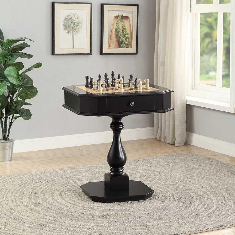 Bishop Game Table, Black