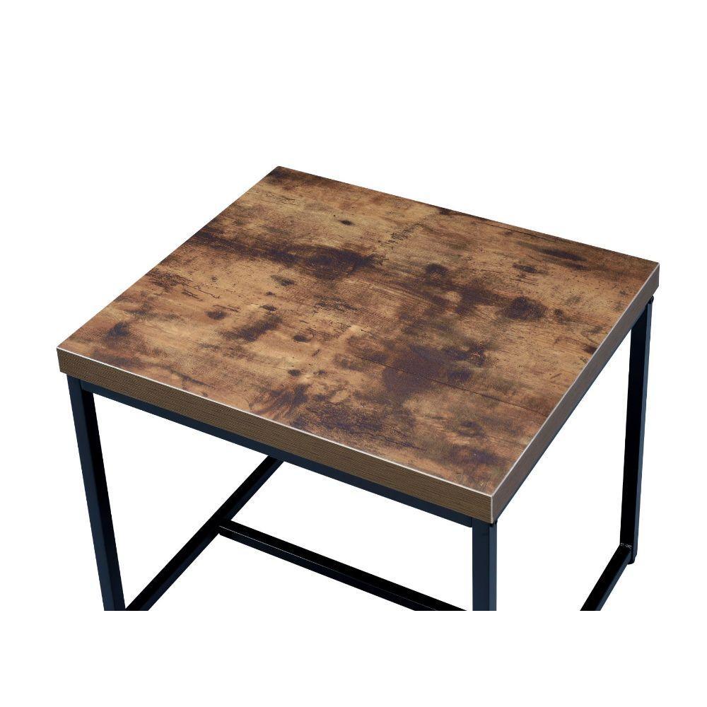 Bob End Table, Weathered Oak