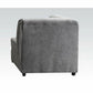 Bois Modular Armless Chair, Gray Velvet