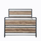 Brantley Full Bed, Antique Oak & Sandy Gray Finish