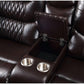Braylon Motion Sofa, Brown