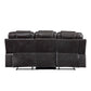 Braylon Motion Sofa, Black