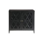 Ceara Console Cabinet, Black Finish