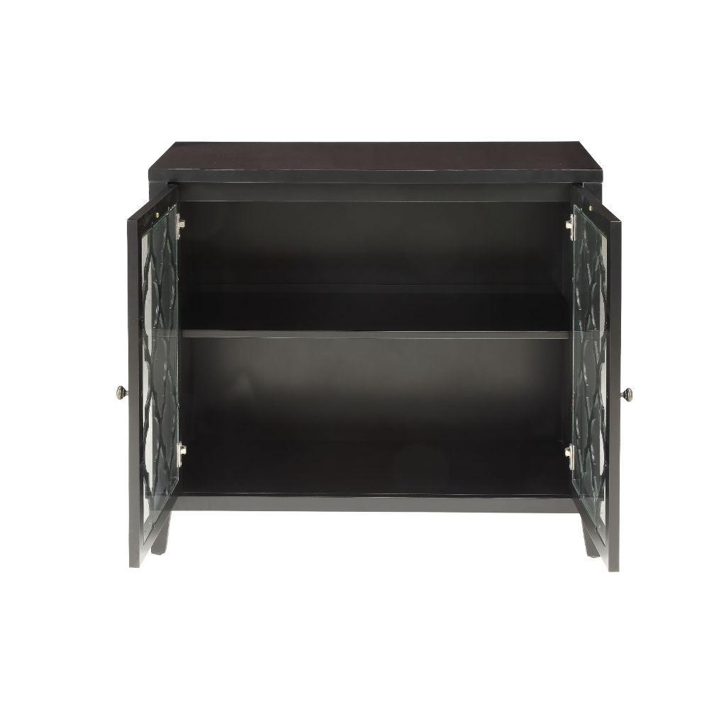 Ceara Console Cabinet, Black Finish