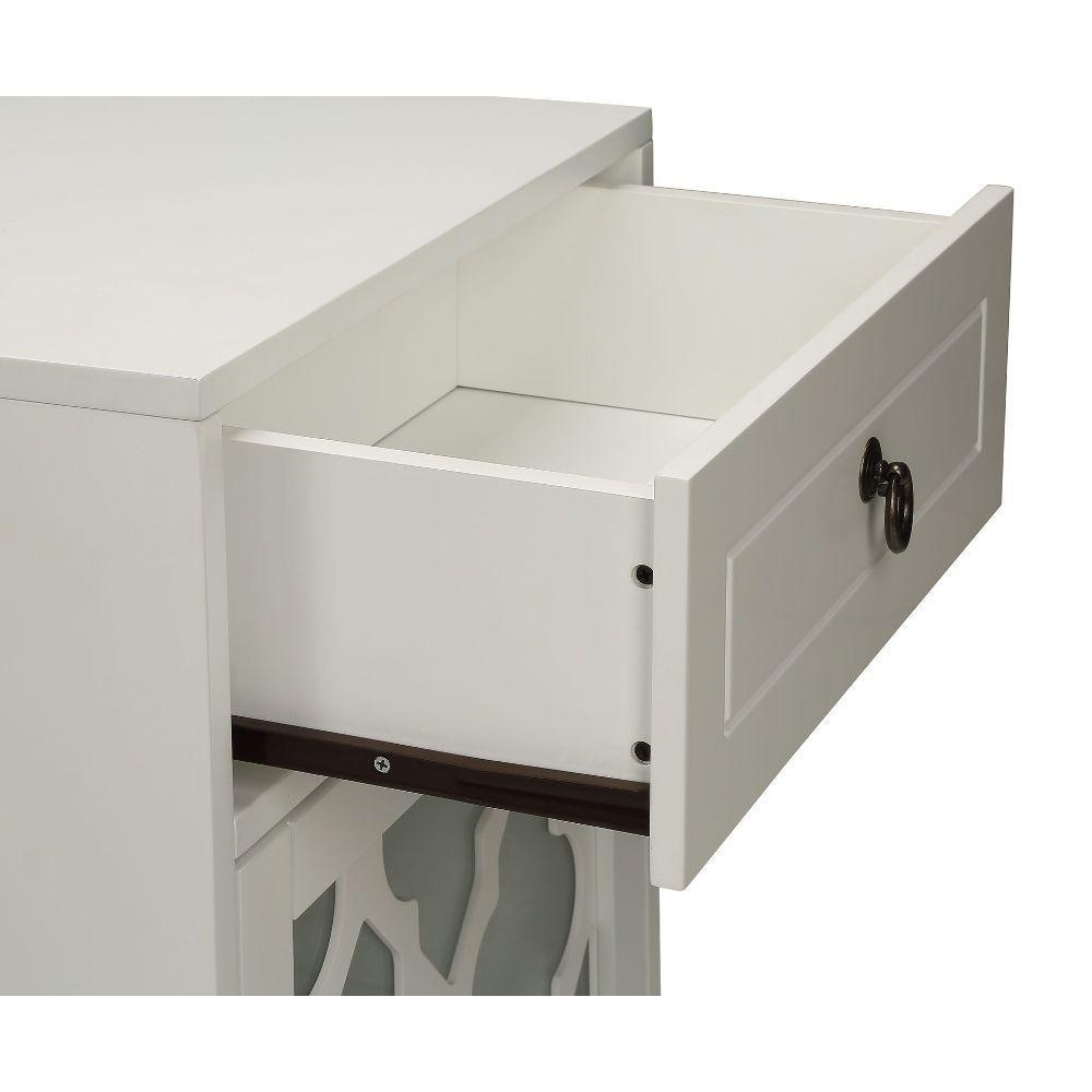 Ceara Side Table, White