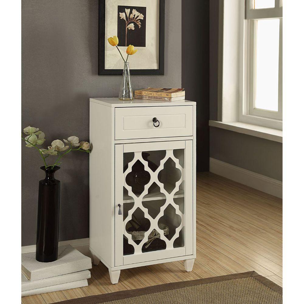 Ceara Side Table, White