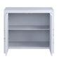 Cicero Console Table, Platinum Finish