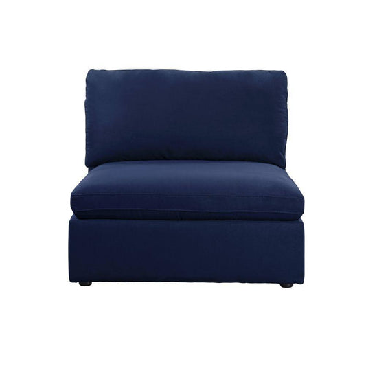 Crosby Modular - Armless Chair, Blue