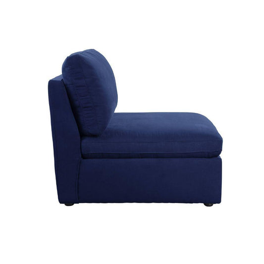 Crosby Modular - Armless Chair, Blue