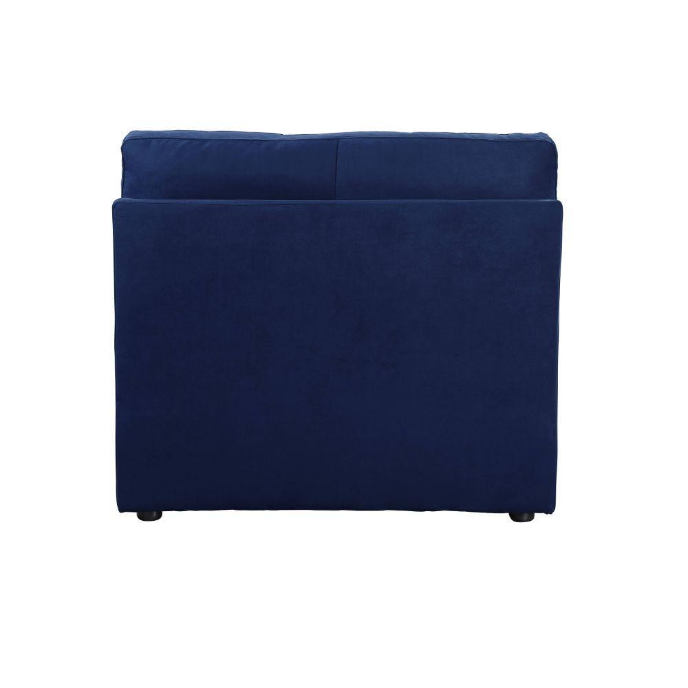 Crosby Modular - Armless Chair, Blue