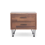 Deoss Accent Table, Walnut Finish
