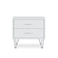 Deoss Accent Table, White Finish