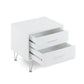 Deoss Accent Table, White Finish