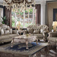 Dresden Sofa w/ 5 Pillows, Vintage Bone White