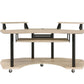 Eleazar Music Recording Studio Desk, Natural Oak