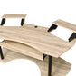 Eleazar Music Recording Studio Desk, Natural Oak