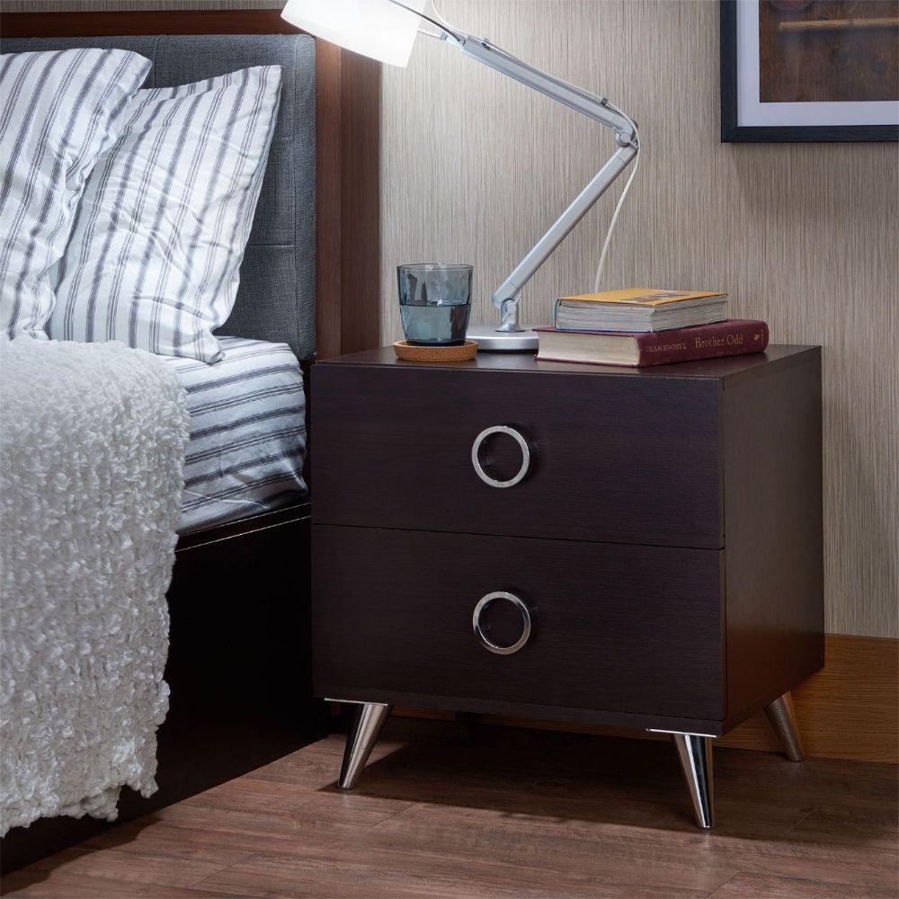 Elms Accent Table, Espresso Finish