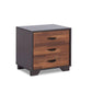 Eloy Accent Table, Walnut & Espresso Finish
