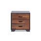 Eloy Accent Table, Walnut & Espresso Finish