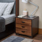 Eloy Accent Table, Walnut & Espresso Finish