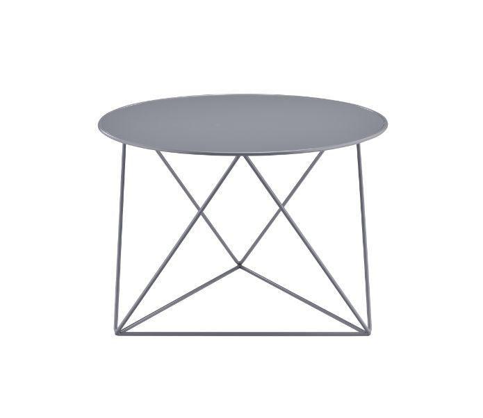 Epidia Accent Table, Gray