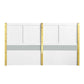 Gaines Eastern King Bed, White