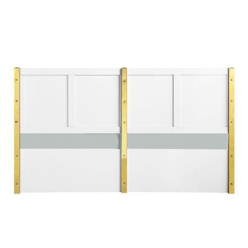 Gaines Eastern King Bed, White
