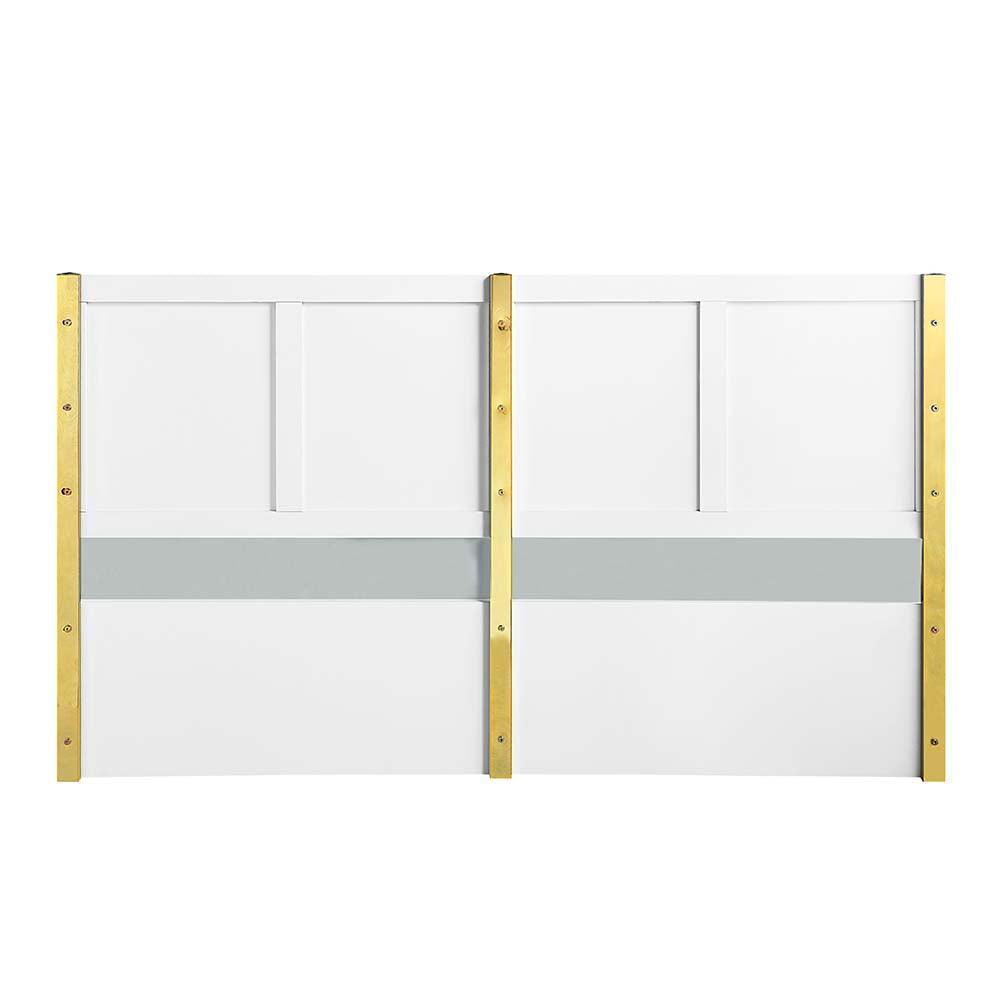 Gaines Queen Bed, White