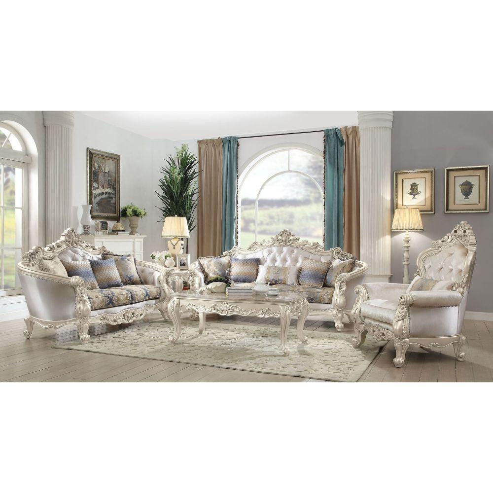 Gorsedd Chair w/1 Pillow,  Antique White