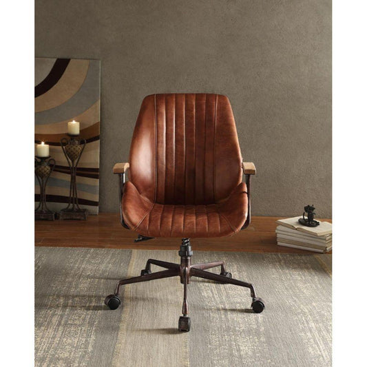 Hamilton Office Chair, Cocoa Top Grain Leather