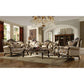 Latisha Chair w/2 Pillow, Tan, Pattern Fabric & Antique Oak