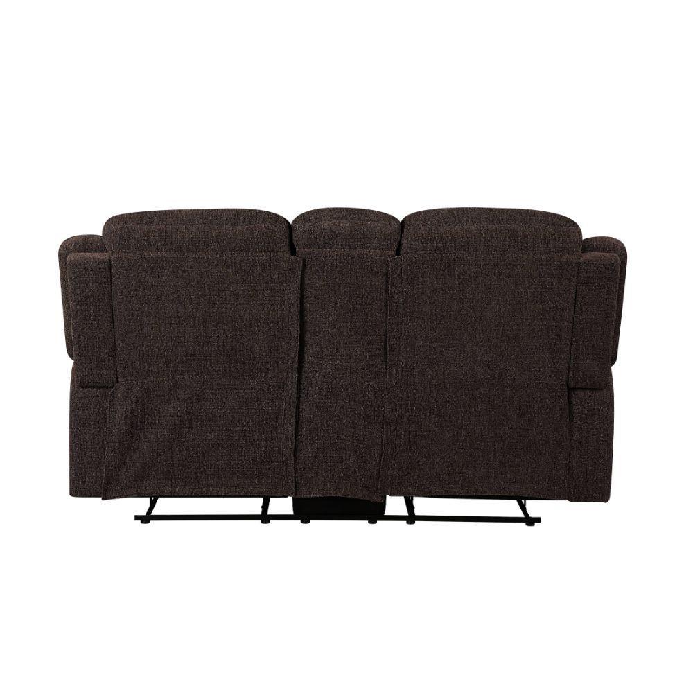 Madden Motion Loveseat w/Console, Brown