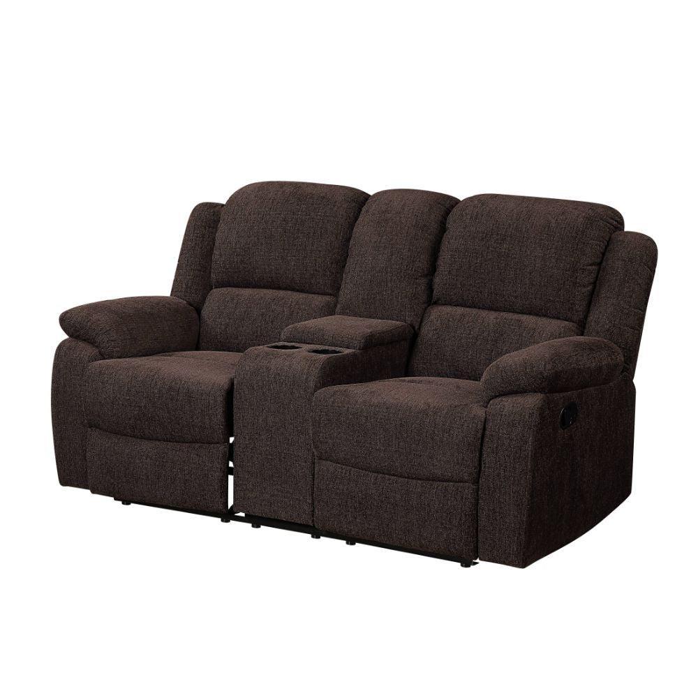 Madden Motion Loveseat w/Console, Brown