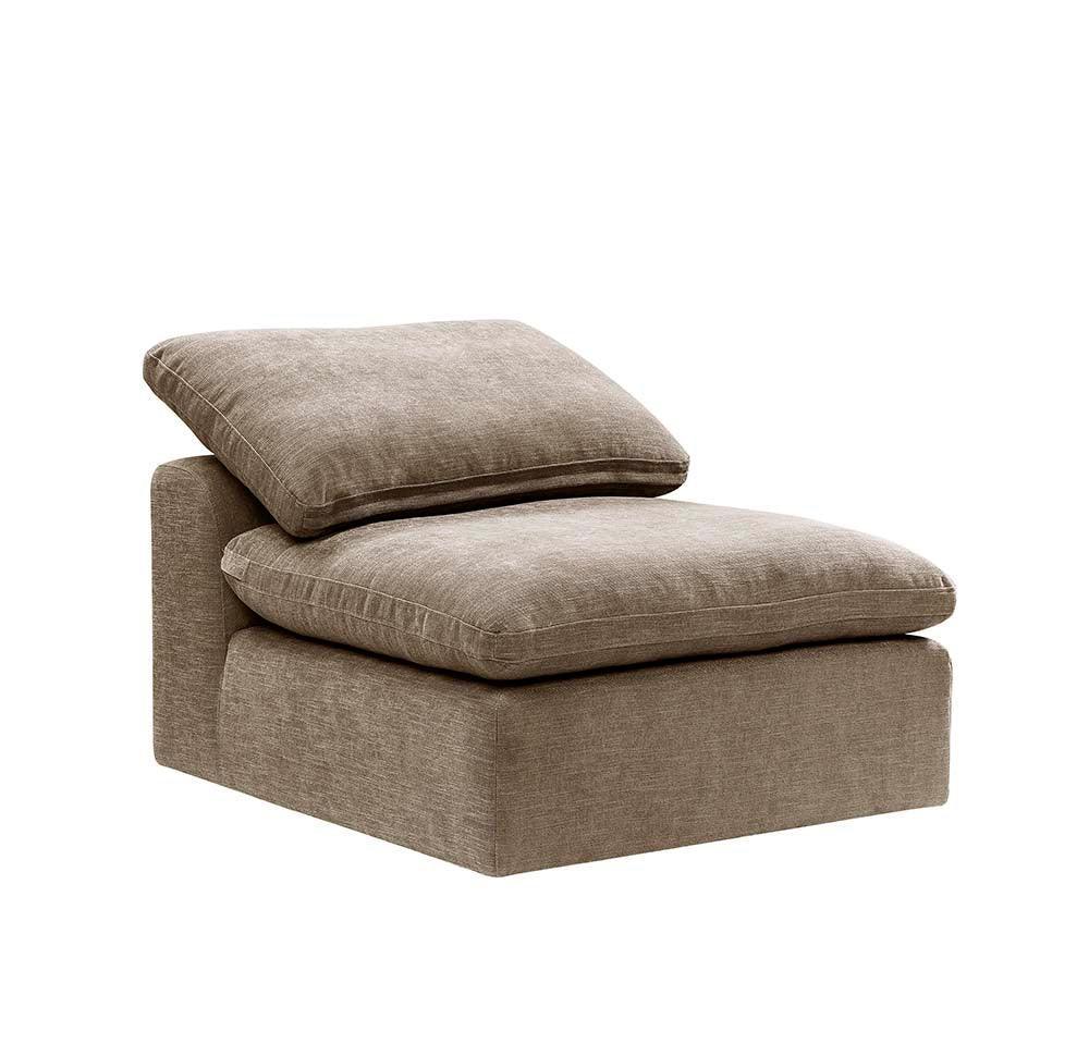Naveen Modular - Armless Chair, Beige Linen