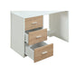 Nerice Twin Loft Bed, White & Oak