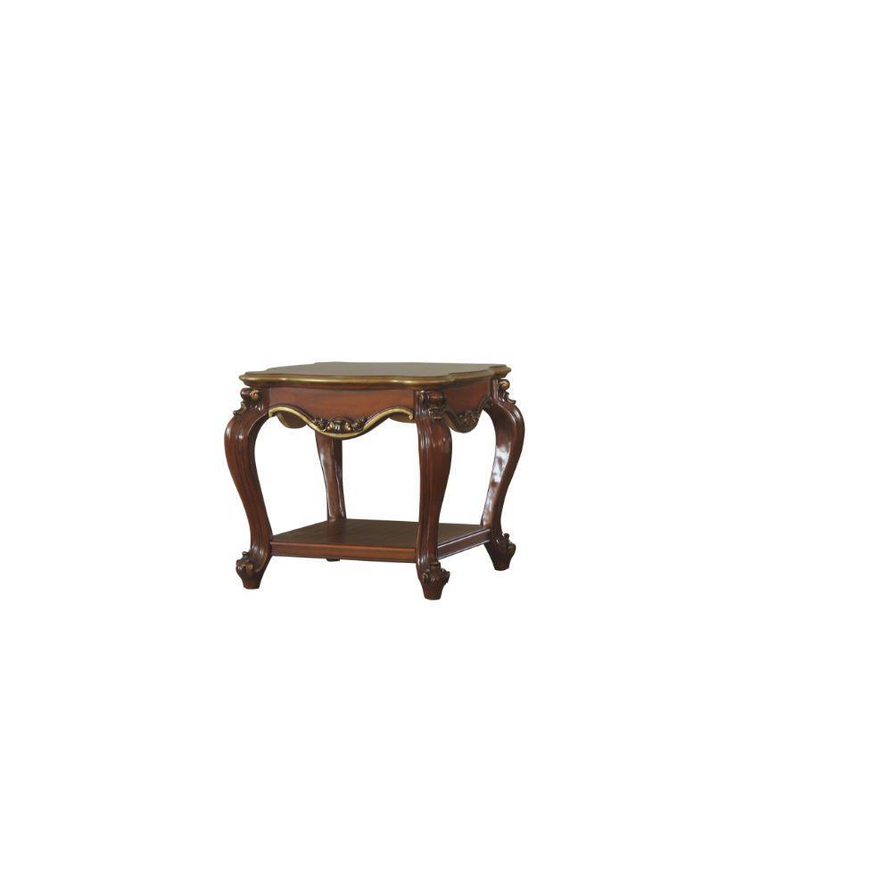 ACME Picardy End Table, Honey Oak