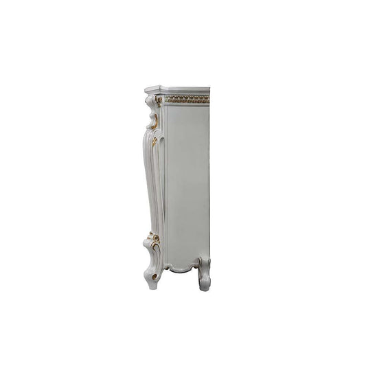 ACME Picardy Fireplace, Antique Pearl Finish