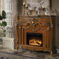 Picardy Fireplace, Honey Oak Finish